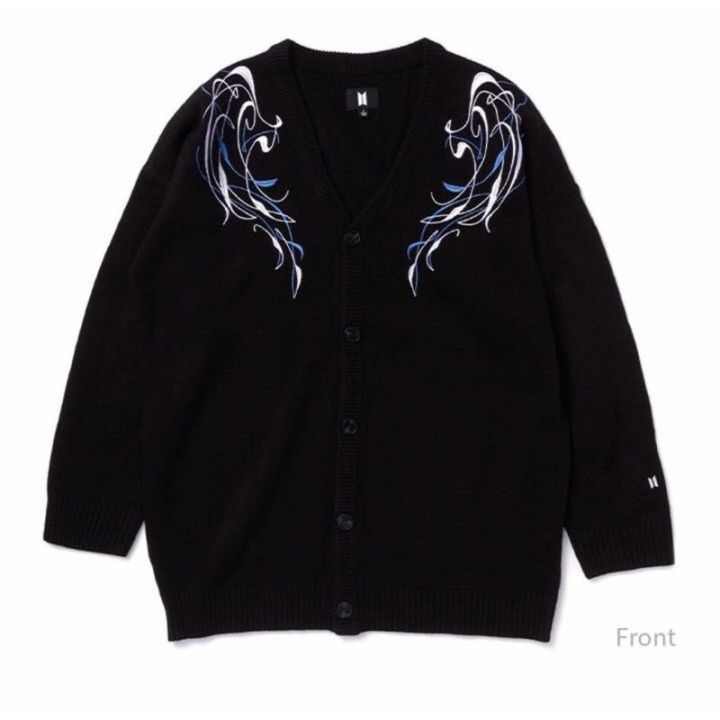 CARDIGAN RAJUT JIN BTS BLACK SWAN POP UP | Lazada Indonesia