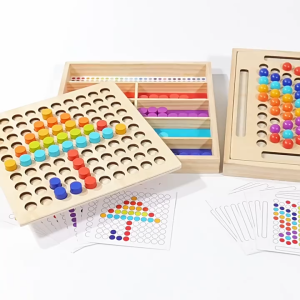Đồ Chơi Bảng Gỗ Montessori Xếp Hạt Màu – Bảng Cắm Peg Board Phát Triển Tư Duy Cho Bé Mới Nhất 2026