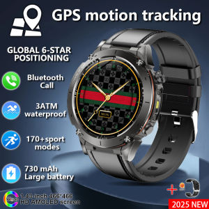 2025 Outdoors GPS Smartwatch 10ATM Waterproof AMOLED HD Display Built-in Dual-band GNSS Military Fitness Sport Clock Men Watches