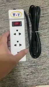 รางปลั๊ก ปลั๊กไฟ มาตรฐาน มอก. 3ช่อง/6ช่องตัวยาว/6ช่อง2สวิตซ์ ยาว3เมตร/5เมตร/10เมตร รางปลั๊กไฟ ปลั๊กพ่วง