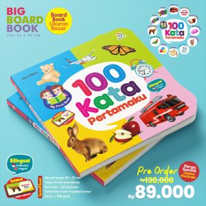 Family Boardbook My First Book 100 Kata Pertamaku Ziyad Books / Buku Balita / Buku Anak Anak