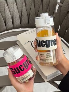 【T22】Gucgres 350/600 ml BPA FREE Botol Air Minum Fitness Outdoor Sports Student Drinking Water Bottle