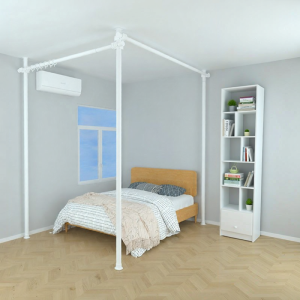 QIUZHANGJIA | Non-drilling Bed Blocking Space-saving Air Conditioner Windproof Room Divider