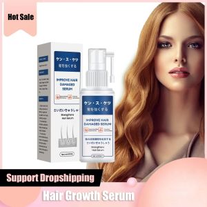 Ginger Hair Growth Serum Men Women Anti Hair Loss Effective Baldness Repair Scalp Hair Follicles Strengthening Nourishing Liquid