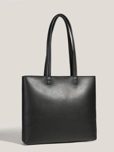 Mumu M316 KoreanLeather Large Capacity Woman Shopping Tote Bag With Zipper Shoulder Bags For Women