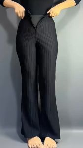 Celana Panjang Cutbray Knit Wanita Highwaist Knit Cutbray Premium Bahan Adem