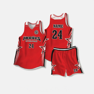 SK | Customized Male Student Basketball Uniform Set