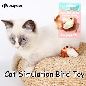 AP AIMAYAPET Cat Toy Kitten Simulation Plush Bird Interactive Toys