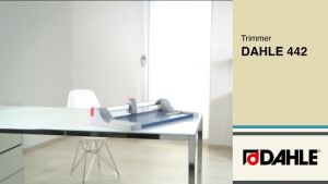 แท่นตัดกระดาษแบบโรตารี่ DAHLE Rotary Paper Trimmer 442