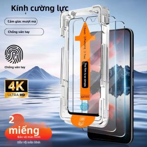 NNBILI 2 Miếng Dán Bảo Vệ Màn Hình Kính Cường Lực HD Cho Samsung Galaxy S26/S25/S24 Ultra Lớp Phủ Chống Dính Dầu Chống Trầy Xước Dễ Dàng Lắp Đặt