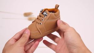 Meckior Baby Boy Sneakers Newborn PU Leather Infant Casual Girl Shoes Soft Sole Anti-slip Toddler First Walkers Crib Shoes