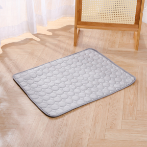 Dog Cat Cooling Mat Ice Silk Pet Cool Pad Summer Washable Breathable Self Cooling Bed Indoor Outdoor Car Travel Portable