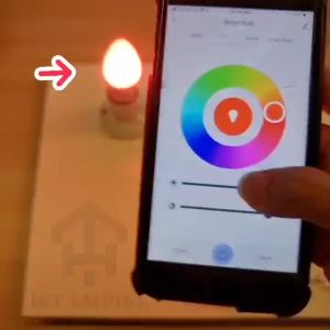 I & t Empire _ Wifi Tuya Smart Light Bulb E14 LED RGB Lamp Work with Alexa/Google Home AC100-240V Bedroom Bulbs Timer