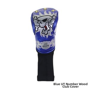 Dominant | Skull Embroidered Waterproof Golf Club Cover 4 Colors Available