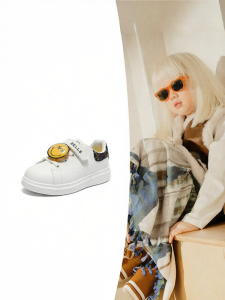 Belle | Collaborative Kids White Canvas Shoes with
