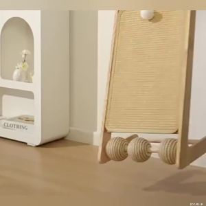 ที่ลับเล็บแมวไม้ ของเล่นแมวลับเล็บ ใช้งานได้นาน ผ่อยคลายความเครียดของแมว ที่ลับเล็บแนวเอียง ที่ฝนเล็บสัตว์เลี้ยง เรียบหรู เข้ากับการตกแต่งบ้าน