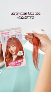 [BEST SELLING] HUED Bubble Pop Hair Color Foam Dye Ammonia Free DIY Hair Dye Shampoo 90 Days Long Lasting Fade Resistant Bubble Foam | Telus Air