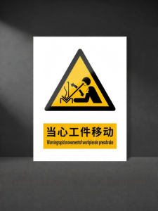 ZHICAIYOU | Safety Warning Sign for Auto Repair Shops Caution No Vehicle Blocking