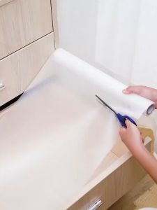 EVA Drawer Mat Cabinet Shelf Cover Liners Oil-proof Waterproof Drawer Liners Transparent Non-Adhesive Home Kitchen