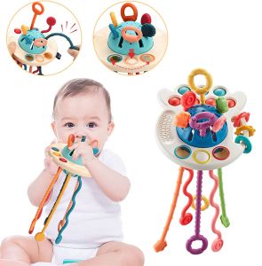 Baby Finger Toy Busy Toy Mainan Jari Mainan Bayi kanak Early Education UFO Fine Movement Sound toy Main