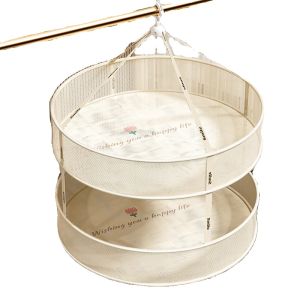 Double Layer European Style Clothes Drying Basket Sweater Flat Layout Socks Drying Net Woolen Sweater Air Drying Rack Household Essential