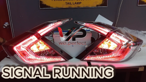 Honda Civic FC 2016 - 2021 Tail Lamp Albino White - 4pcs/set [Included Bulbs]