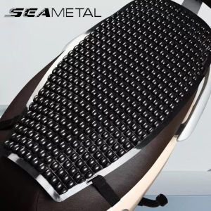 SEAMETAL Universal Motorcycle Seat Cover Waterproof Sunscreen Cushion Ice Shreds Seat Shock-absorbing Comfort Protective Cushion
