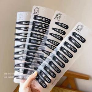 Large Hair Clip Back Hair Head Hairpin Female Forehead Fringe Clip 2023 New Arrival Hairpin Headwear Black Clip