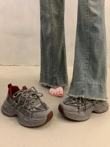 MIFULIAN | Foot-Slimming Thick Sole Height-Increasing Sport Shoes