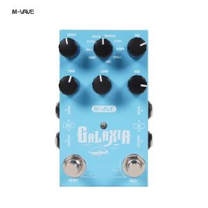 M-VAVE | M-VAVE GALAXIA Đàn Guitar Điện Hiệu Ứng Reverb Bàn Đạp Có Nguồn Điện Kép Chế Độ Stereo/Mono 9 Hiệu Ứng Reverb Phụ Kiện Guitar