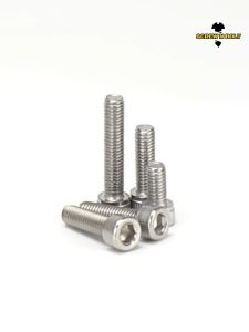 น็อต สกรู หัวจม สแตนเลส 304 เกลียวมิล ตลอด หยาบ M6 / Hex Socket Head Cap Machine Screw SUS304 M6