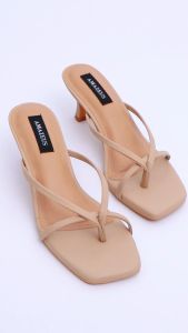 Amazeus LEONESS High Heels 5cm Tali Kekinian Chunky Wanita