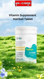Pet Nutrition Vitamin Supplement Multivitamin Tablet Hairball Relief Tablets Higher Nutrition Balanced Mix 60g