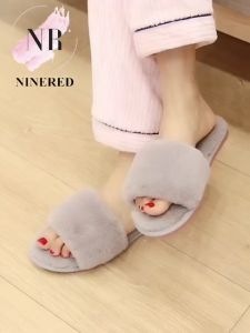 Dép Bông NineRed Đi Trong Nhà Văn Phòng Dạo Phố Xinh Xắn Chống Trơn Trượt - D129