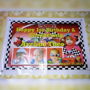CARS Tarpaulin Banner: A Fun Way to Decorate Birthdays & Christening