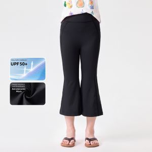 Moonkids | Gray Bell-bottom Trousers Casual 8/9 Length