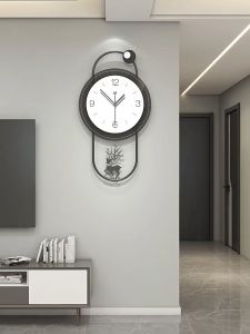 Lighthundred Jam Dinding Aesthetic | Jam Dinding | Besar Jam Dinding Analog | Jam Dinding Elegan - 42 x 84cm