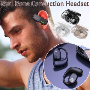 99h Ultralong Standby Endurance Real Bone Conduction Ear Hanging Bluetooth Headset Household Earmounted Headphones 骨传导打游戏蓝牙耳机
