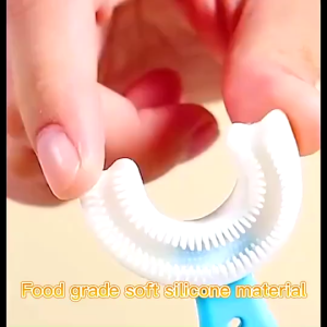 SweetCandi~Buy 1 Take 4 U-Shaped Childrens Toothbrush for Kids Toddlers & Babies (2-12 Years)