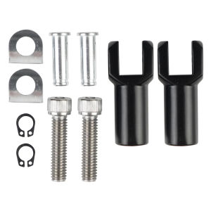 Motorcycle 3-3/8 Passenger Foot Peg Supports Fit For Harley Davidson Softail 2000-2017 Mounts Clevis Alloy Steel