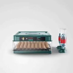 220V/12V DUAL POWER 130 Green Eggs Fully Automatic Digital Incubator Chicken Poultry Hatcher Temperature Control egg tray Incubator egg incubator Duck Goose Quail Birds Brooder Digital Humidity Temperature Control Hatching machine incubator