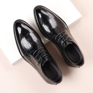 Business Formal British Style Brogue Shoes Genuine Top Layer Leather