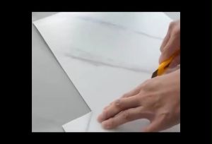 10PCS Marble Vinyl Tiles 45X45CM Grain Floor Stickers Self Adhesive Waterproof PVC Wear-resistant