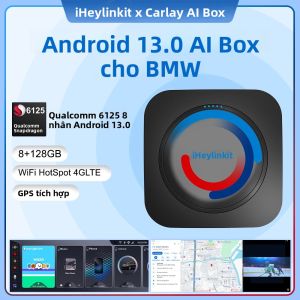 Hộp Điều Khiển Thông Minh iHeylinkit BMW550M Wireless Android Auto Adapter AI Box ID6 ID7 ID8.5 ID9 Với Hỗ Trợ Phần Mềm Trò Chơi Video Trên Google Play