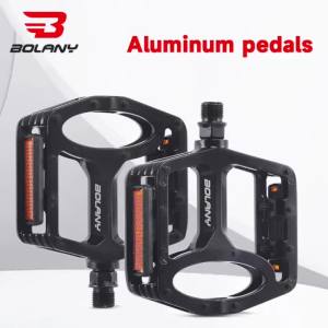 Bàn Đạp Xe Đạp Nhôm Bolany Với Vòng Bi DU Phản Quang Chống Trơn Trượt Phù Hợp Cho Xe Đạp Địa Hình Xe Đạp Đường Trường Bàn Đạp Phẳng Đa Năng Cho Xe BMX Xe Đạp Trẻ Em