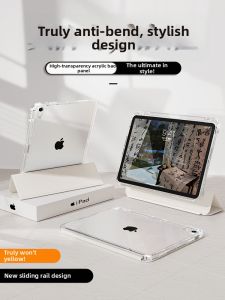 Zoyu | Detachable Newest Tablet Case Rotatable Slim Pen Slot Full Coverage Transparent 8/7 inches