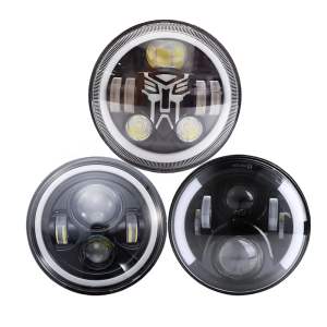 Đèn Pha LED Xe Máy 7 Inch 80W 14000LM Chùm Sáng Thấp Với Đèn Báo Rẽ Cho Xe Địa Hình Suzuki Samurai Wrangler
