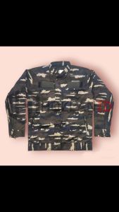 JAKET ABG TENTARA HIJAU LORENG ANGKATAN LAUT / ARMY CAMO TACTICAL / TNI ABRI AL