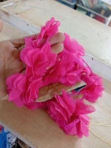 Renda Bunga Meteran Aksesoris Fashion Bunga Harga per 90cm