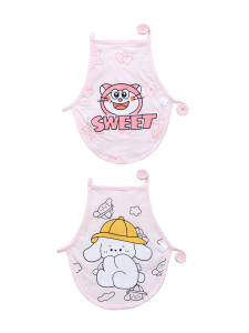 Pure Cotton Baby Bibs Thin Summer Style Infant Tummy Protector Cord Guard Four Seasons Universal Cool Prevention Bibs